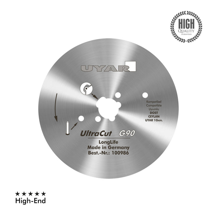 Uyar 90mm Smooth Blade - Ultracut, 2nd Gen