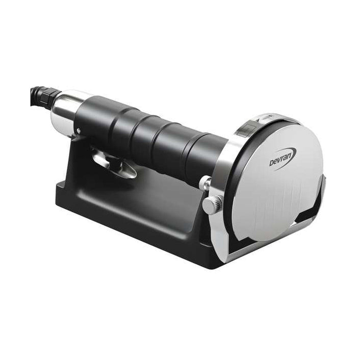 Ceylan Devran electric gyro slicer on its stand